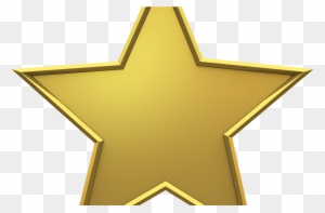 Free Star, Download Free Clip Art, Free Clip Art On - 3d Gold Star Png