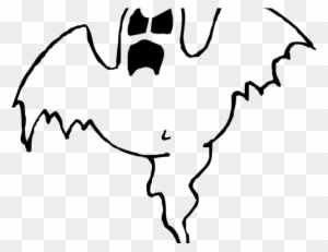 Ghostly Clipart Halloween - Creepy Ghost Coloring Pages