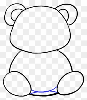 Drawing Textbooks Cartoon - Panda Drawing Easy Cute