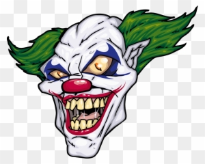 Evil Jester Art - Scary Cartoon Clowns
