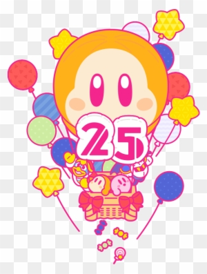 Enjoy Some New Art And Logos Starring Dream Land's - Kirby 25 Year Anniversary