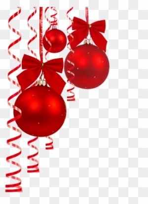 Christmas Balls With Ribbon Clipart Christmas Ornament - Christmas Ornaments Tile Coaster
