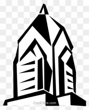 Church Steeple Royalty Free Vector Clip Art Illustration - Church