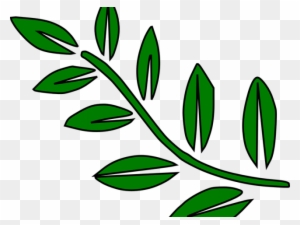 Fern Clipart Olive - Leaves In Stem Clip Art