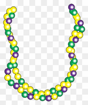 Beads Vector Prayer - Mardi Gras Beads Clipart