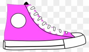 pink converse clipart