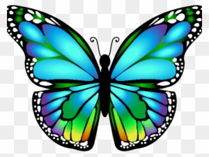 Dragonfly Clipart Butterfly - Blue 3d Butterfly Tattoo Design