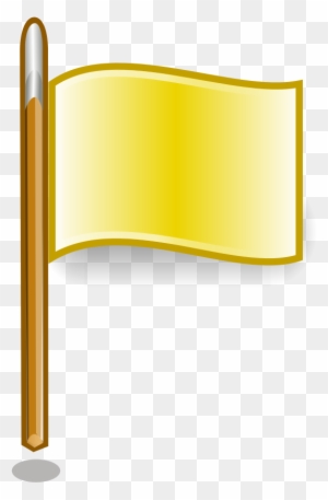 File - Flag-yellow - Svg - Small Yellow Flags
