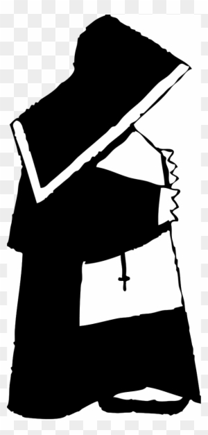 Clip Arts Related To - Nun Side View Cartoon