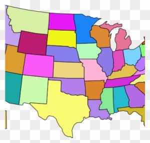 Clipart Map Of Usa United States Map Clip Art At Clker - Blank Us Map Color