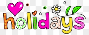 School Holiday Easter Summer Vacation - School Holiday Clipart
