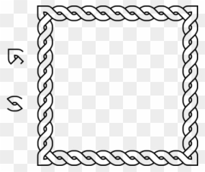 Borders And Frames Rope Celtic Knot Lasso - Celtic Knot Square Border