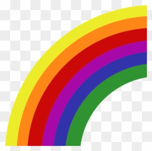 Download Half Rainbow Png Clipart Rainbow Flag Clip - Lgbt Rainbow