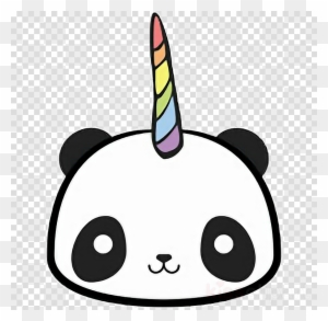 Download Kawaii Panda Unicorn Clipart Giant Panda T-shirt - Panda Unicorn