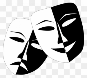 Drama Masks That Are Sad And Happy - Theatre Masks