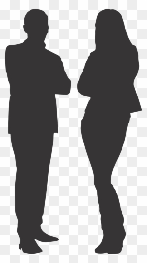 Silhouette Man Woman Transparent - Silhouette Man And Woman