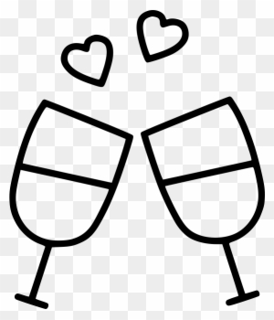 Wedding Toast Icon Clipart Toast Clip Art - Wedding Toast Vector - Free  Transparent PNG Clipart Images Download