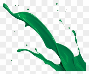 Green Paint Splatter - 3d Paint Splatter Png