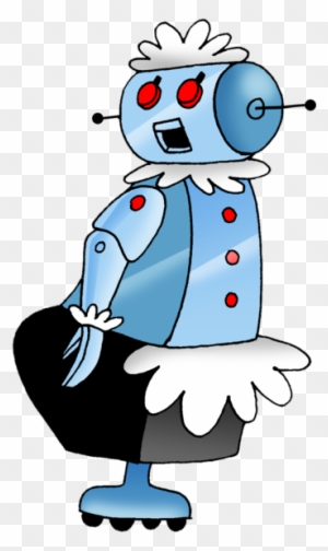 Picture Black And White Stock Rhoda Robot Maid The - Robot Maid From The  Jetsons - Free Transparent PNG Clipart Images Download