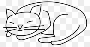 Kitten Siamese Cat Felidae Drawing Line Art - Cat Clip Art
