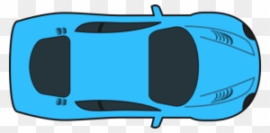 Sports Car Peugeot 206 Auto Racing - Car Transparent Background Top View