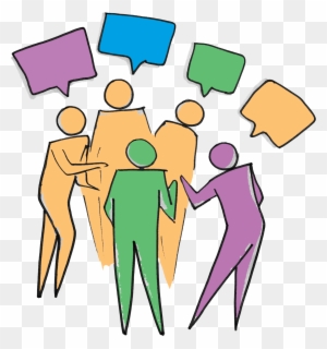 Diversity Clipart Business Group - People Talking Clipart