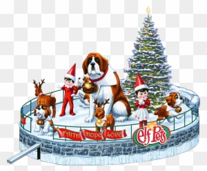 Image Santa's Saint Bernards Save Christmas - Elf Pets Santa's St Bernard's Save Christmas