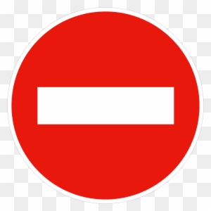 And You Might Guess The Next One Means Something Similar, - Red Road Sign Png Round