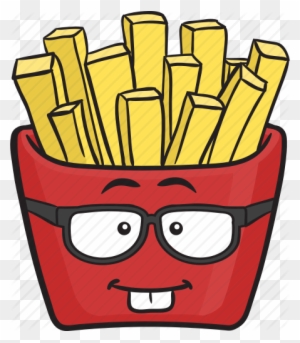 Emoji Fast Food French Fry Icon - French Fries Cartoon