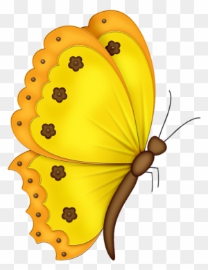 Butterflies°• - ‿ ⁀ - Borboletas Amarelas Desenho Png - Free ...