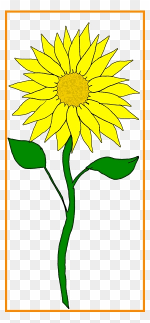 Chipmunk Clipart - Clip Art Sunflower Stem