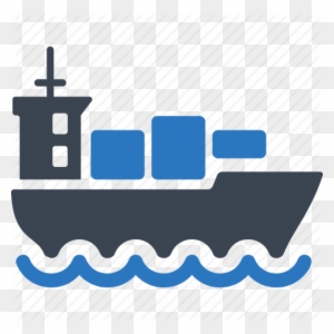 Boat, Cargo Ship, Container, Logistics Icon - Sea Freight Icon Png