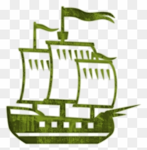 Ship Sails Clipart - Icon Png Wooden Ship