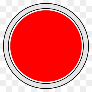 Arcade Button Clip Art - Button Icon Red