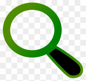 Magnifying Glass Clip Art - Magnifying Glass Icon Green