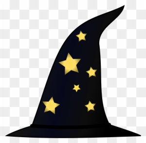 Chpeau De Sorcier Wizard Hat - Magician Hat Clipart