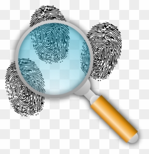 Search For Fingerprints Clipart - Elements Of A Crime