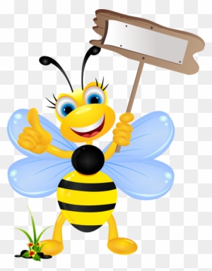 Bee, Writings, Snug, Poetry, Faces, Bees, Animals, - Cartoon Simple Spring Bee