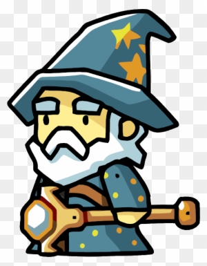 Wizard Simple Drawing Png - Scribblenauts Mage