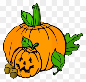 Carved Pumpkin Heads - Jack O Lantern Clip Art