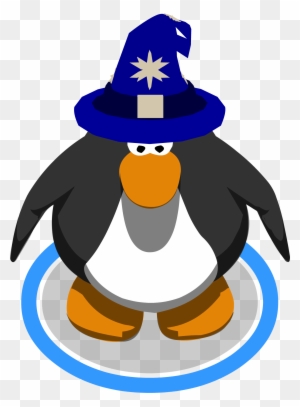 Blizzard Wizard Hat In-game - Club Penguin 3d Penguin