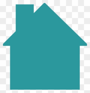 House Logo Teal Clip Art At Clker Com Vector Clip Art - House ...