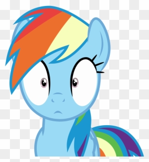 Rainbow Dash Hypnotized By Uponia - My Little Pony Rainbow Dash Face