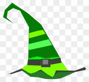 Witch Clipart Green Witch - Halloween Witch Hats Clipart