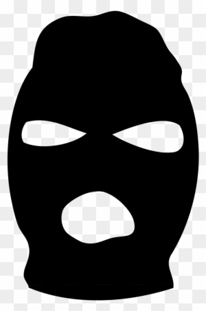 Cartoon Black Ski Mask - Free Transparent PNG Clipart Images Download