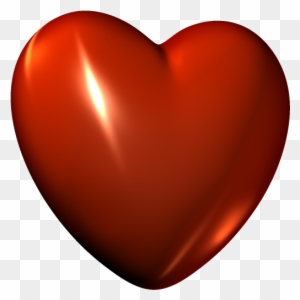3d Red Heart Clipart - 3d Heart Png