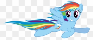 Rainbow Dash Flying By By Stabzor - My Little Pony Rainbow Dash Flying