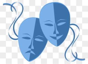 Theatre Masks Clipart - Theatre Masks