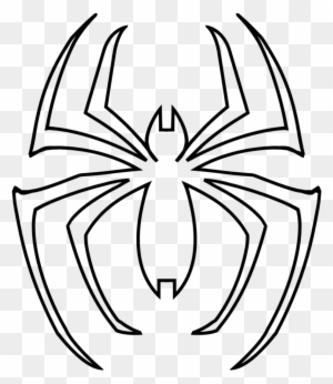 Spidey Symbol By Saiturtlesninjanx On Clipart Library - Spiderman Logo Coloring Pages