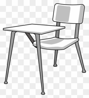 Furniture School Desk Clip Art - School Desk Drawing